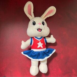 Plush Cheerleader Bunny Toy - Cheerleading Rabbit Plush – Adorable Kawaii Toy